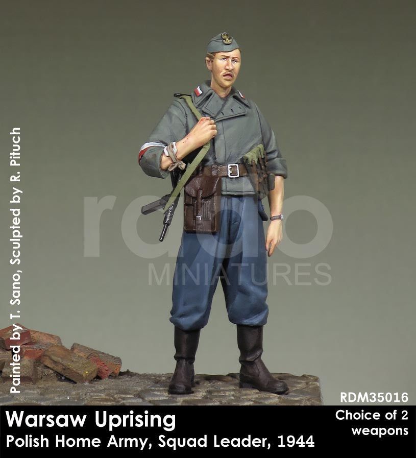 1:35 Warsaw Uprising Polish Home Army,Squad Leader, 1944