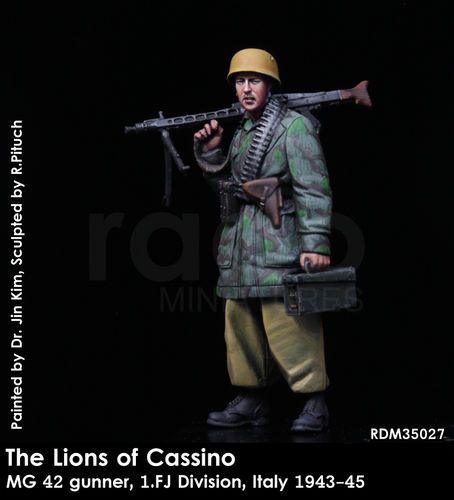 1:35 The Lions of Cassino / MG 42 gunner, 1. FJ Division, Italy 1943-45