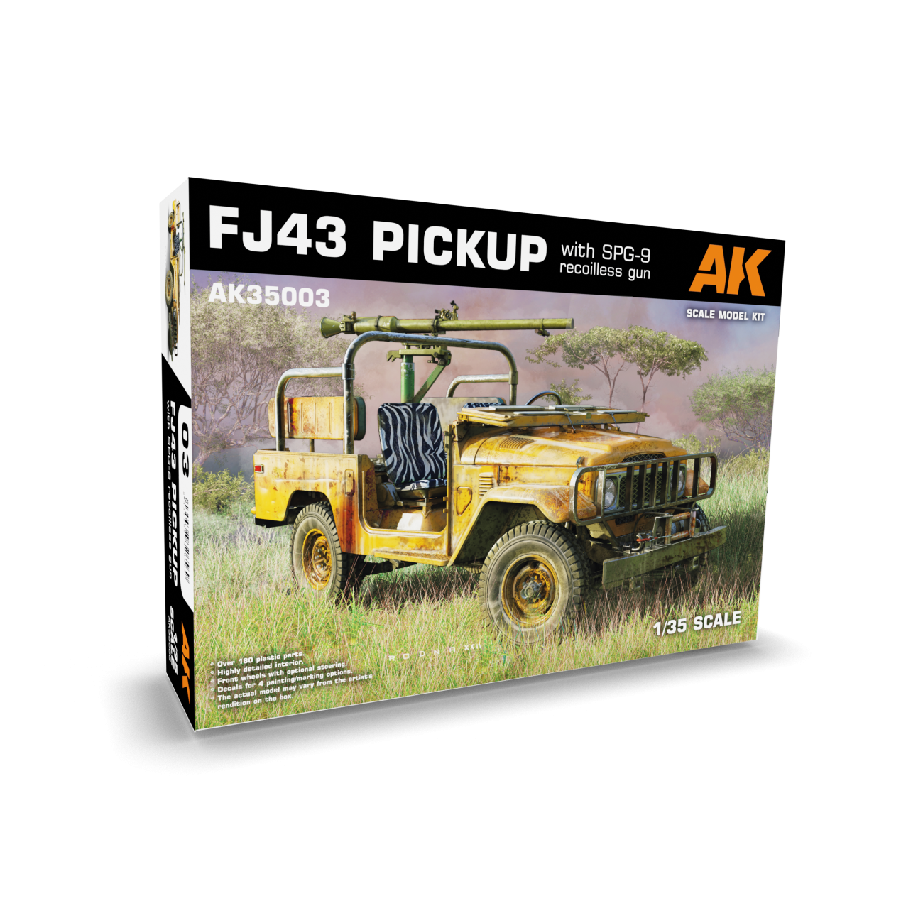 1:35 FJ43 PICKUP WITH SPG-9 RECOILLESS GUN
