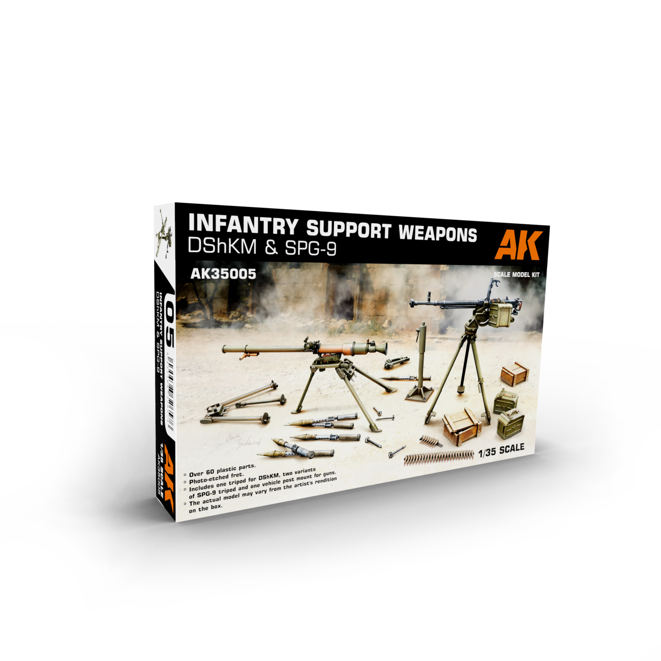 1:35 INFANTRY SUPPORT WEAPONS DSHKM & SPG-9