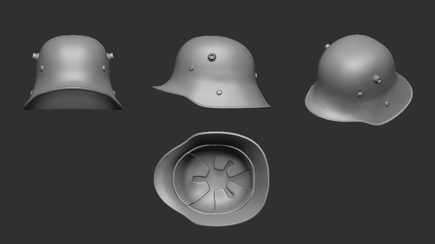 1:16 German helmet M16 (detail)