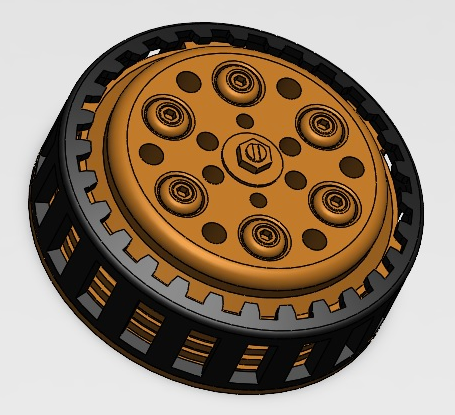 1:12 Suzuki GSX RR 2020 clutch