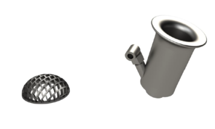 1:20 Falcon Scale Models FSMC2 Tyrrell 6 wheeler - air funnels set for Tamiya 20053, 20058