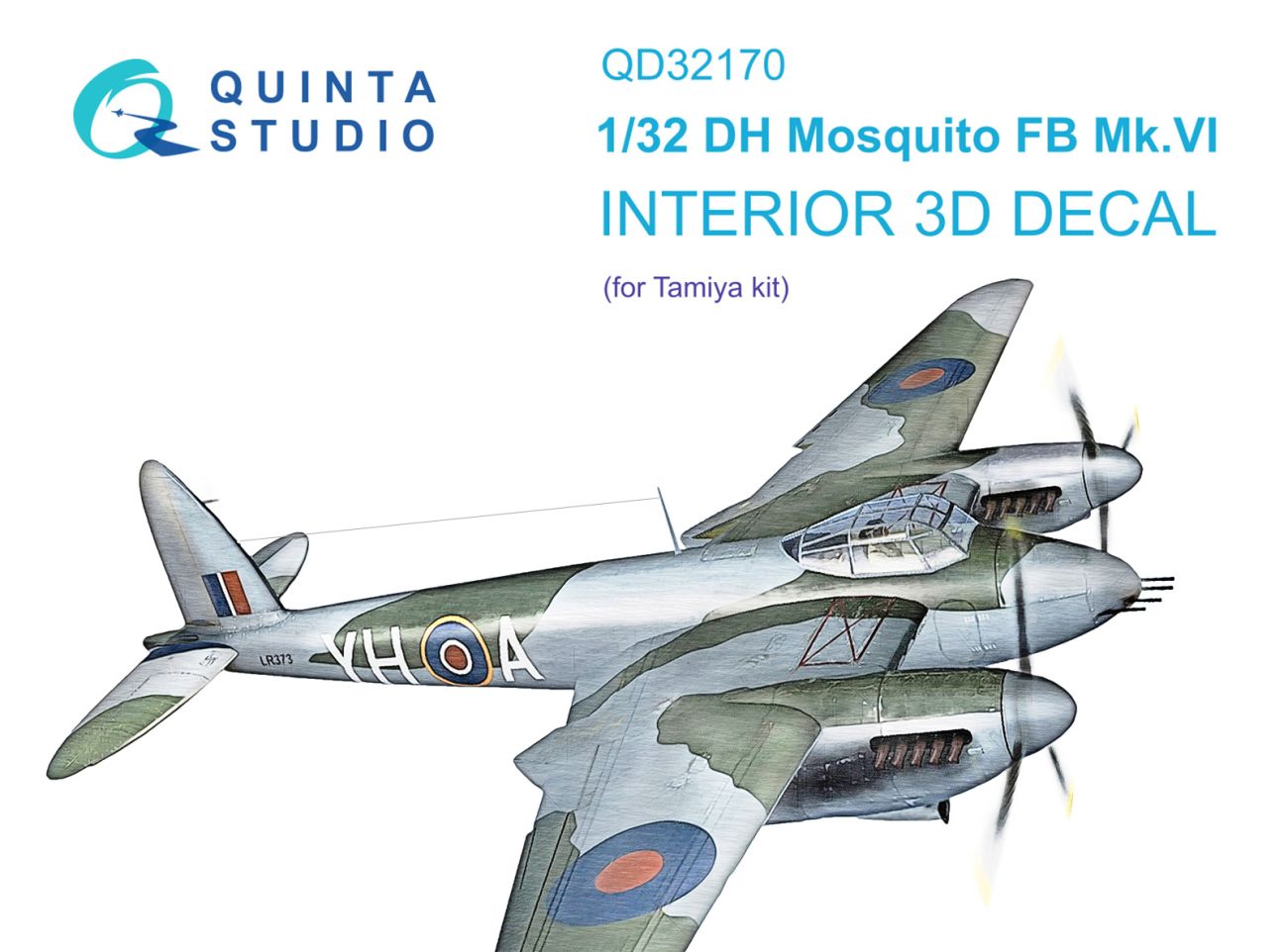 1:32 DH Mosquito FB Mk.VI interior 3D decals