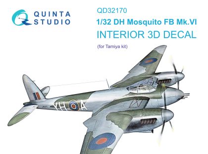1:32 DH Mosquito FB Mk.VI interior 3D decals