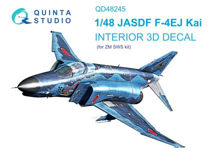 1:48 F-4EJ Kai 3D-Printed & coloured Interior on decal paper (ZM SWS)