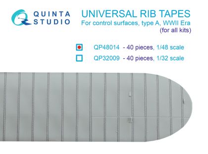 1:48 Universal rib tapes, type A. WWII Era (All kits)