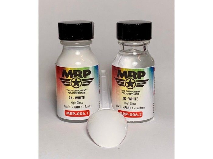 White High Gloss (bílá super lesklá) 2x15ml