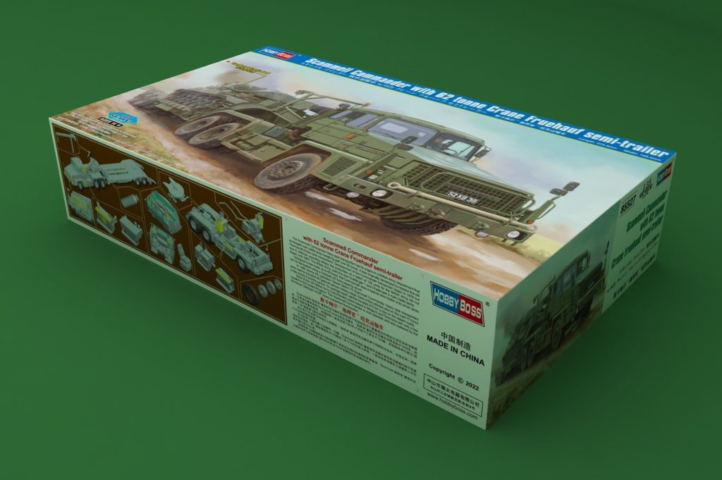 1:35 Scammell Commander With 62 Tonne Crane Fruehauf Semi-Trailer