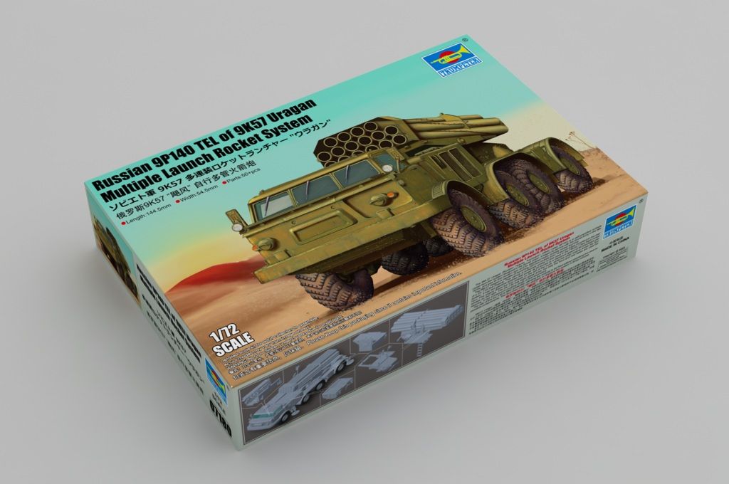 1:72 Russian 9P140 TEL of 9K57 Uragan Multiple Launch Rocket System