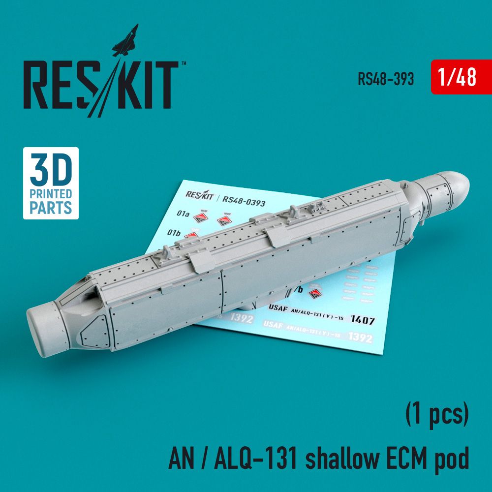 1:48 AN / ALQ-131 shallow ECM pod