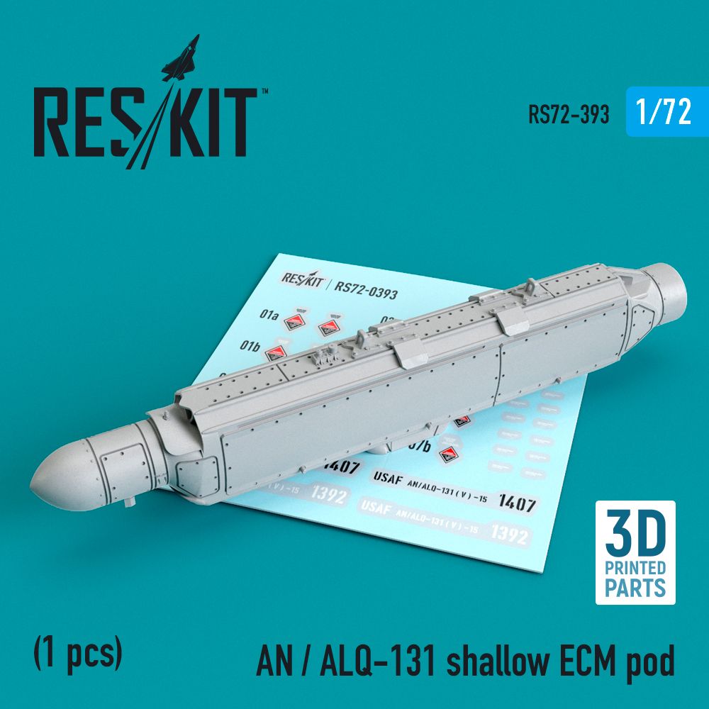 1:72 AN / ALQ-131 shallow ECM pod