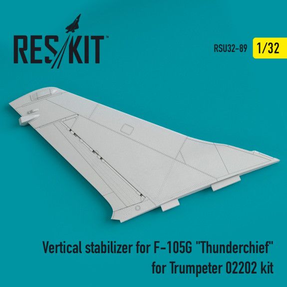 1:32 Vertical stabilizer for F-105G