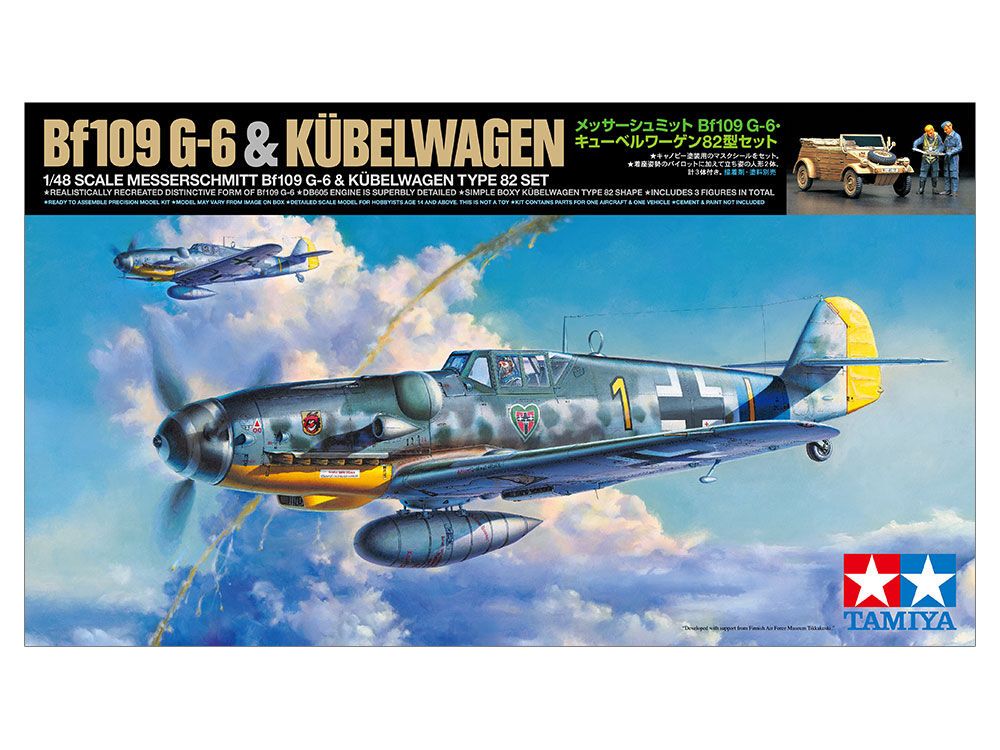 1:48 Bf109 G-6 & Kubelwagen 82