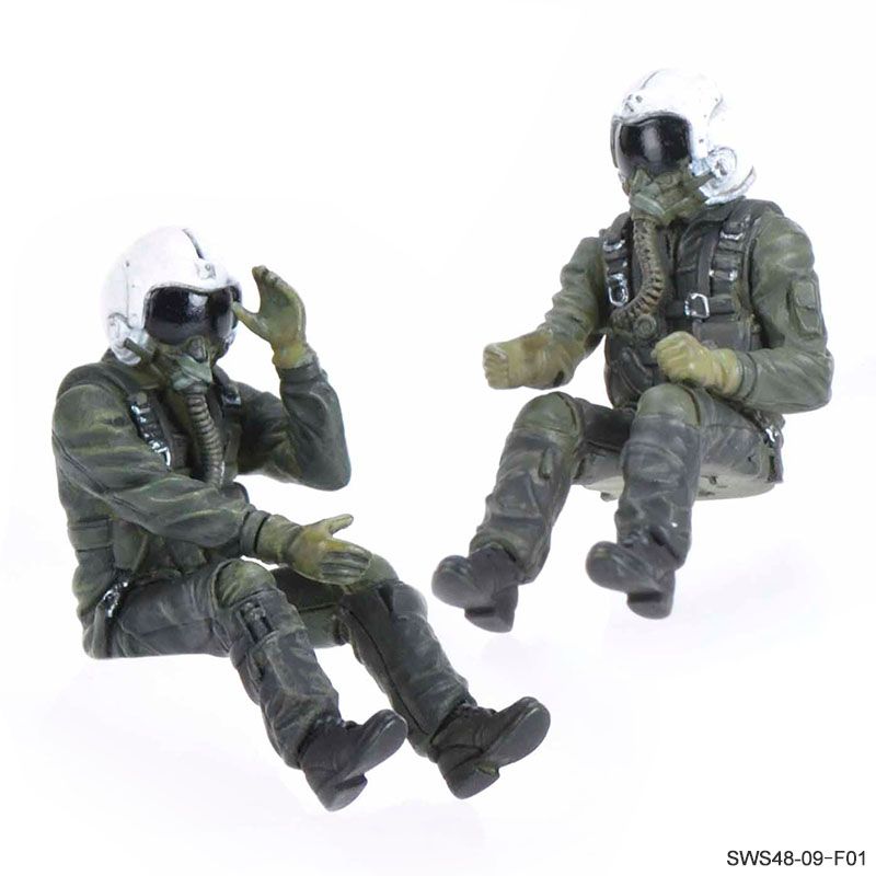 1:48 USN Forward Facing Pilot Figure Set
