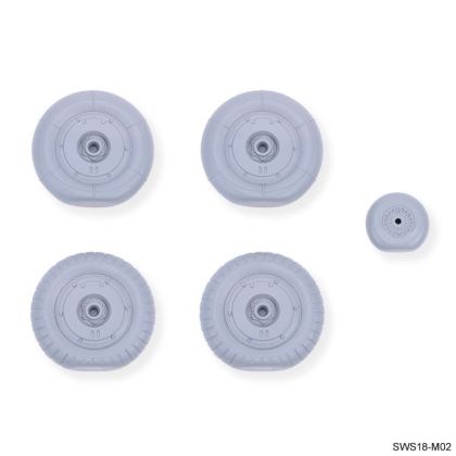 1:32 Bf 109 G Late Version Weighted Tires