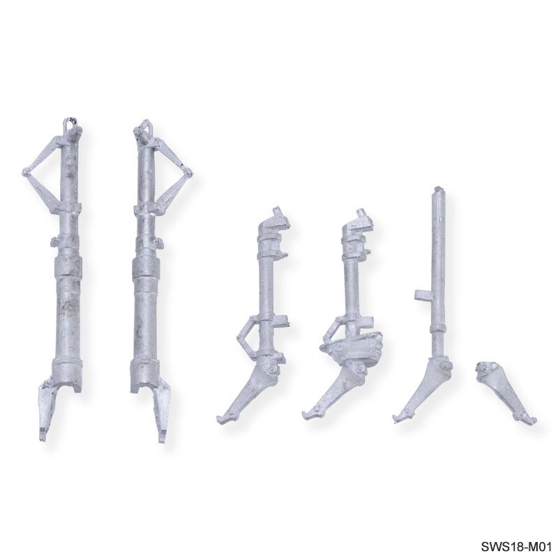 1:32 Bf 109 G Late model metal struts