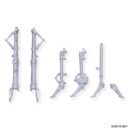 1:32 Bf 109 G Late model metal struts