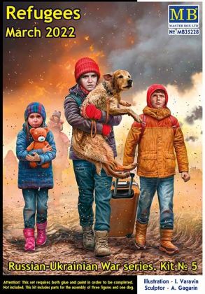 1:35 Russian-Ukrainian War series, kit № 5. Refugees