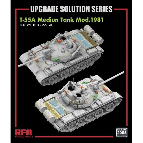 1:35 Upgrade set for RFM5098 T-55A Medium Tank Mod.1981 