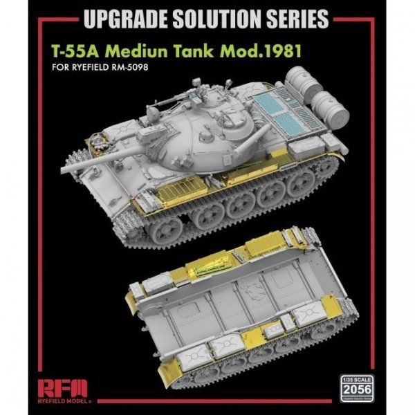1:35 T-55A Medium Tank Mod.1981 for RFM5098 - Upgrade Solution
