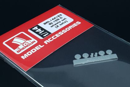 1:144 Messerschmitt Bf-109 G wheels set (2 sets)