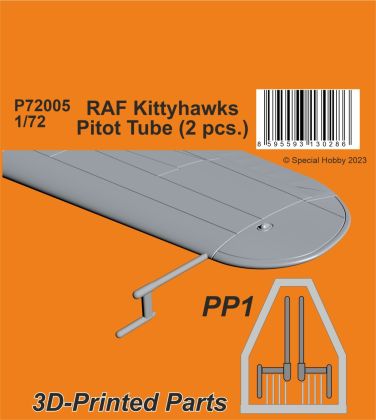 1:72 RAF Kittyhawks Pitot Tube (2 pcs.)