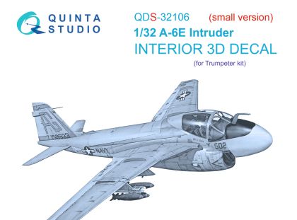 1:32 A-6E Intruder 3D-Printed & coloured Interior on decal paper (Trumpeter) (Small version)