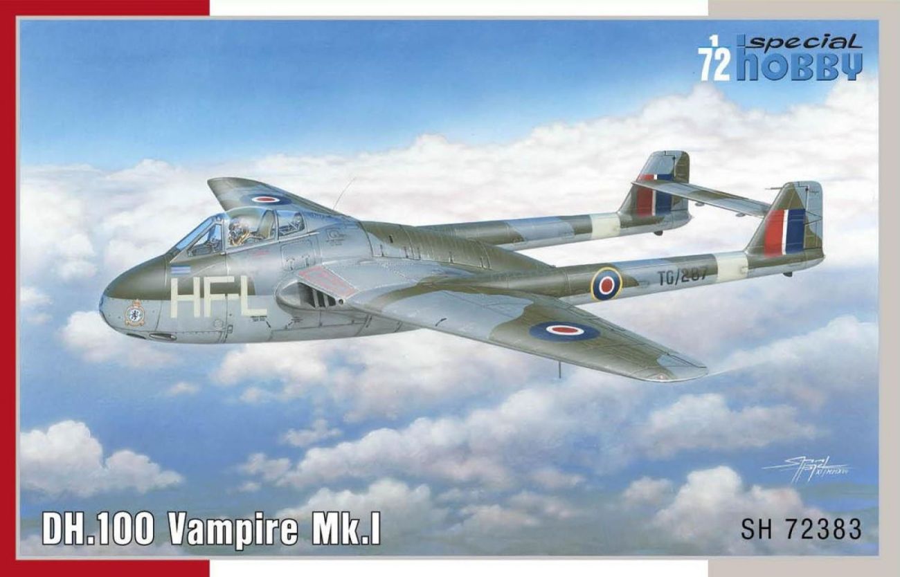 1:72 DH.100 Vampire Mk.I 'RAF, RAAF and Armée de l'Air'