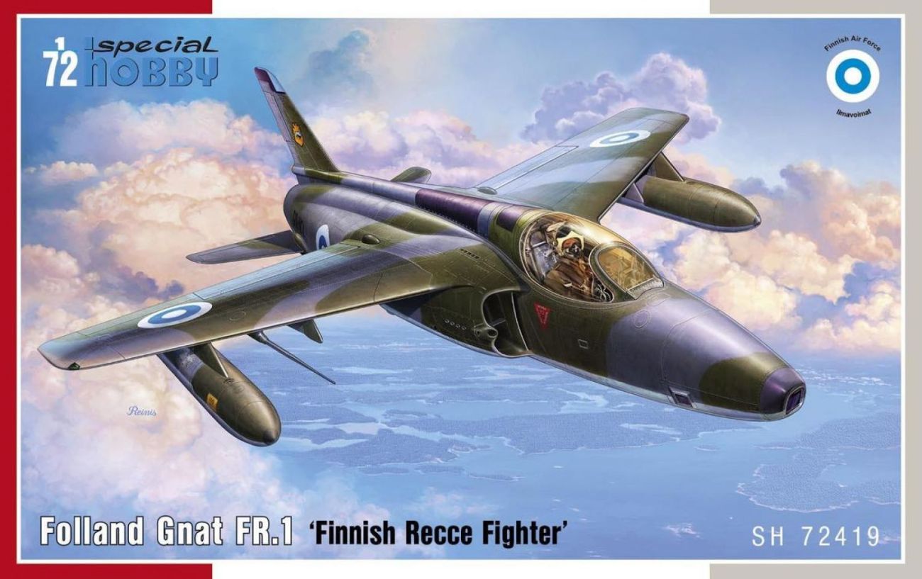 1:72 Folland Gnat FR.1 Finnish Recce Fighter
