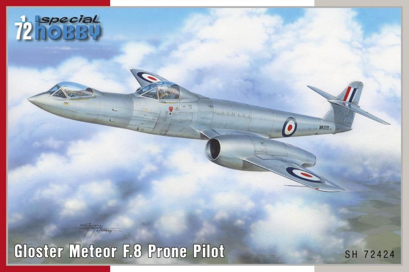 1:72 Gloster Meteor F.8 Prone Pilot
