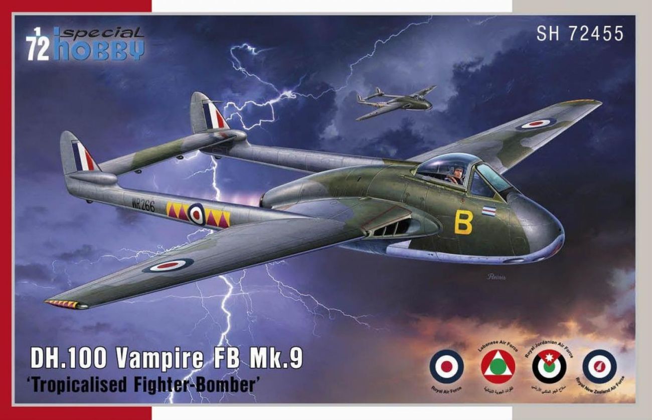 1:72 DH.100 Vampire FB.Mk.9 ’Tropicalised Fighter-Bomber’