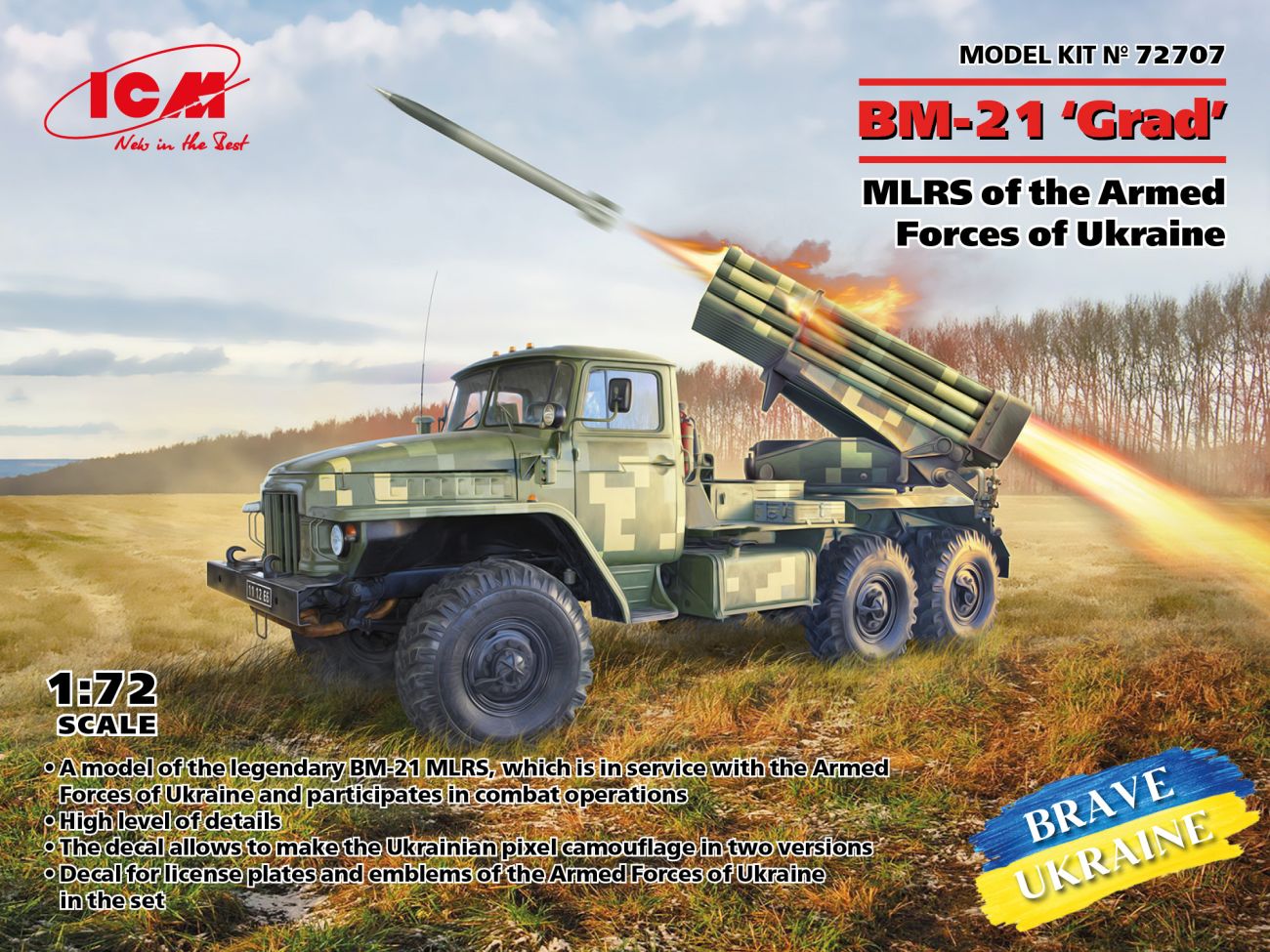 1:72 BM-21 ‘Grad’ MLRS of the Armed Forces of Ukraine