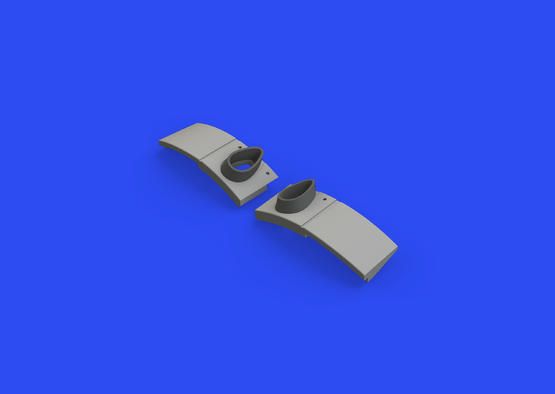 1:48 A6M2-N Rufe exhaust 3D PRINTED