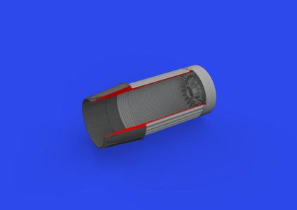 1:48 F-16 exhaust nozzle P&W F100 3D PRINTED