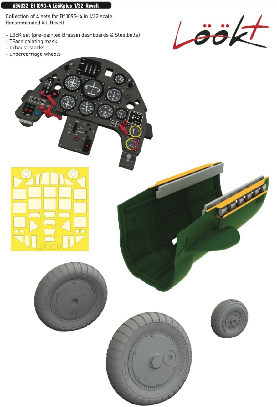 1:32 Bf-109G-4 LooKplus