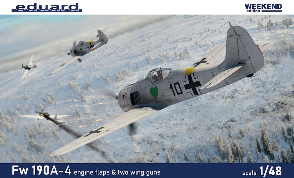 1:48 Fw 190A-4 with engine flaps & 2-gun wings