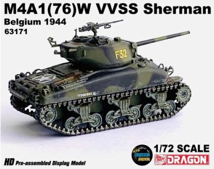 1:72 M4A1 (76)W VVSS Sherman Belgium 1944