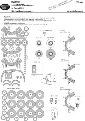 1:72 C-130J Hercules ADVANCED kabuki masks