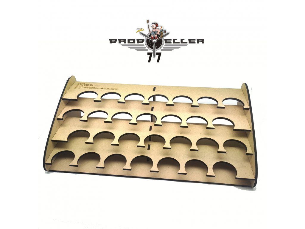 “WAVE” KIT – THE  PAINT STAND – CAPACITY 28  BOTTLES -  23 ml. 