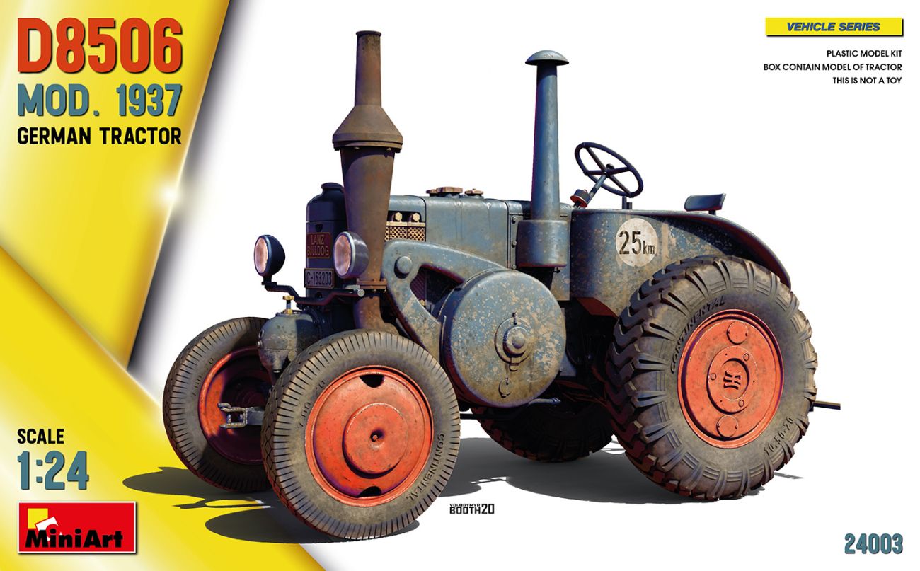 1:24 GERMAN TRACTOR D8506 MOD. 1937