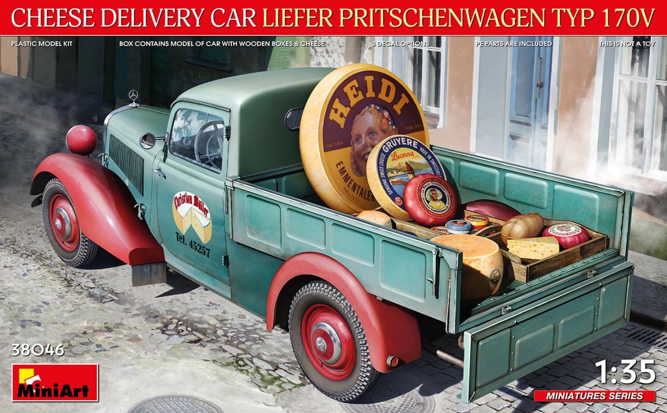 1:35 35646 LIVING ROOM INTERIOR49003 ALLIED JERRY CANS WW2 CHEESE DELIVERY CAR LIEFER PRITSCHENWAGEN TYP 170V