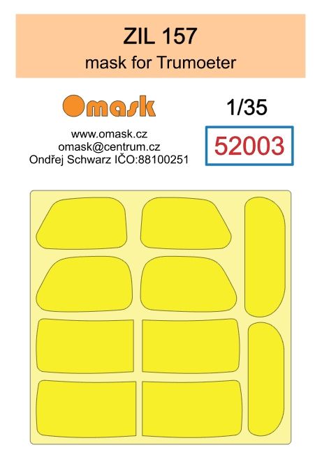 1:35 35 ZIL 157 mask (for Trumpeter)