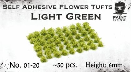 Light Green Flowers 6mm