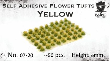 Yellow Flowers 6mm