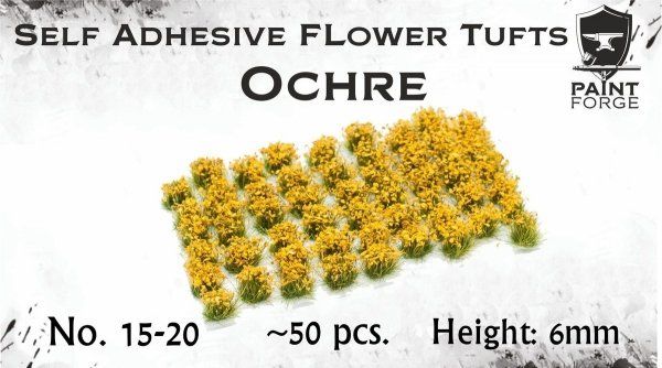 Ochre Flowers 6mm