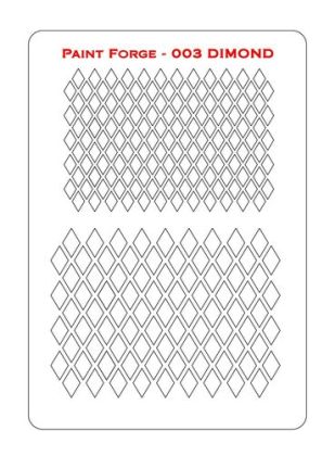 Dimonds Stencils L (size 14.0cm x 20.0cm)