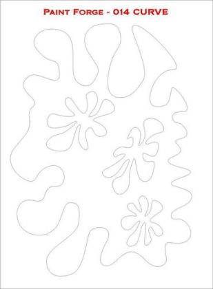Curve Stencils M (size 14.0cm x 9.8cm)