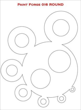 Round Stencils L (size 14.0cm x 20.0cm)