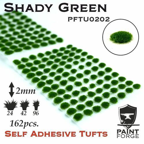 Shady Green Grass Tufts 2mm